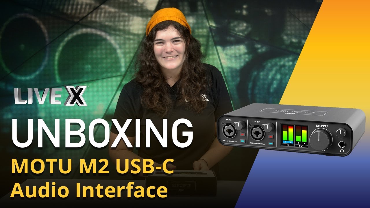Unboxing: Motu M2 USB-C Audio Interface